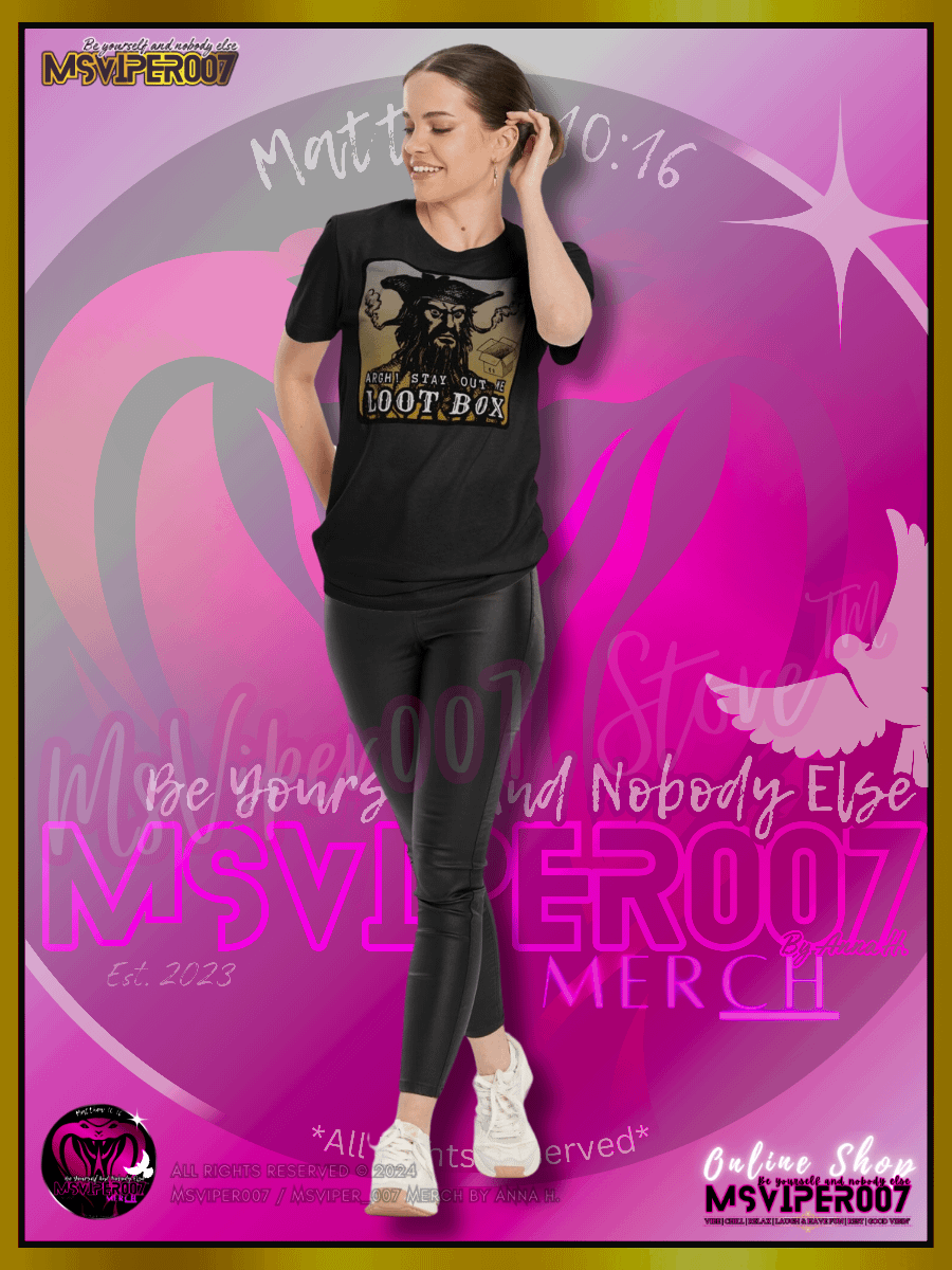 T-Shirt - MsViper007's "Captain NoThieving - Stay Out" Gaming Comfort T-shirt By Anna H. product image (6)