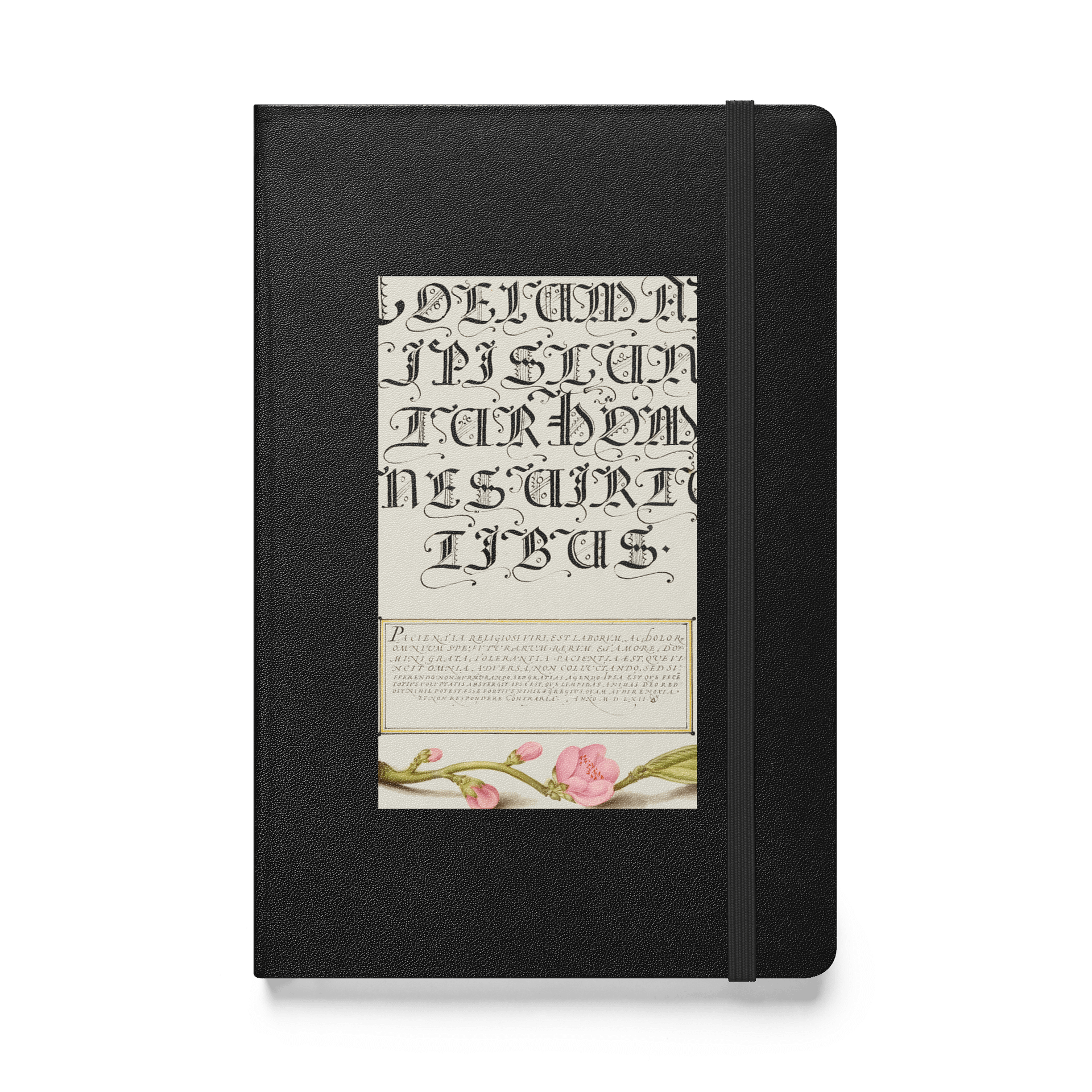 A Floral Calligraphy. Hardcover JournalBook® product image (1)