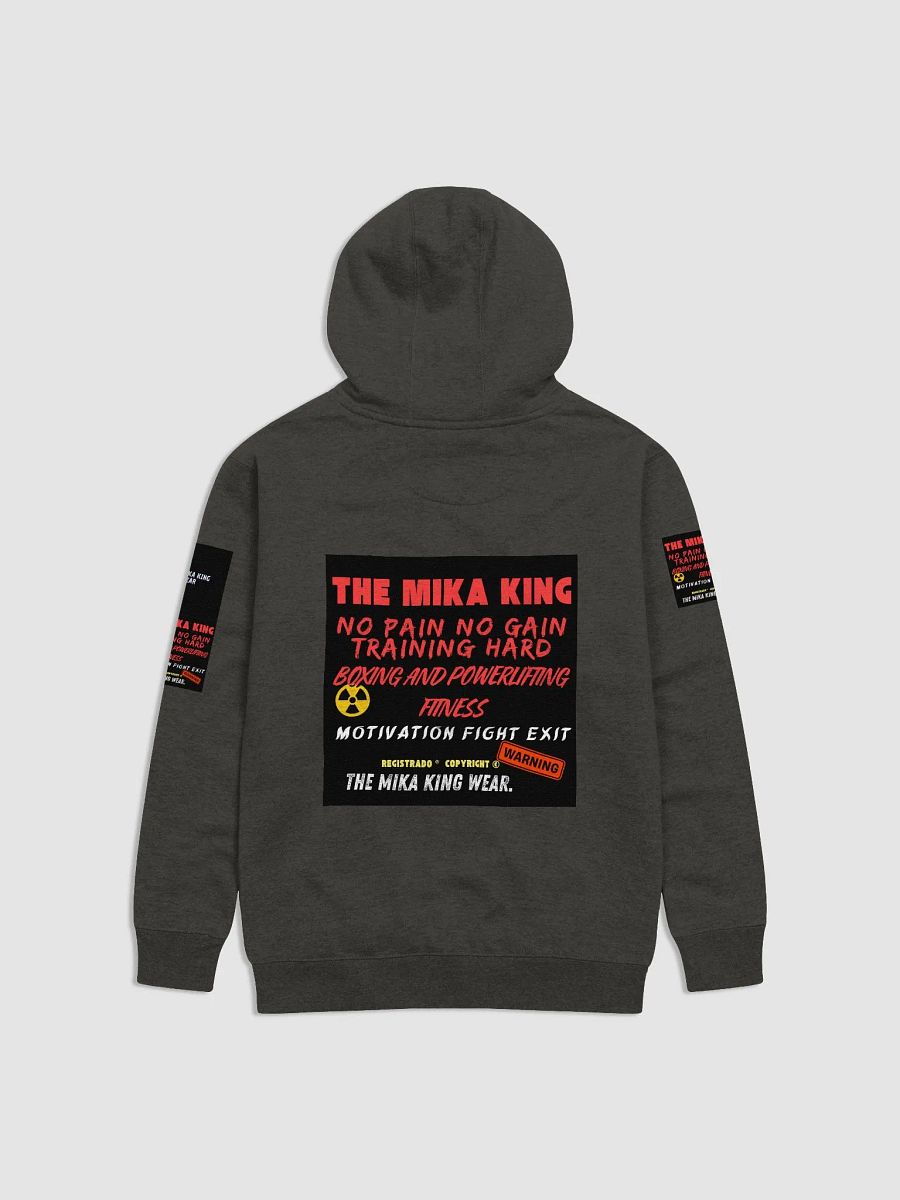 Sudadera con capucha unisex de algodón The Mika King No Pain No Gain Training Hard Edtion Deluxe. product image (2)
