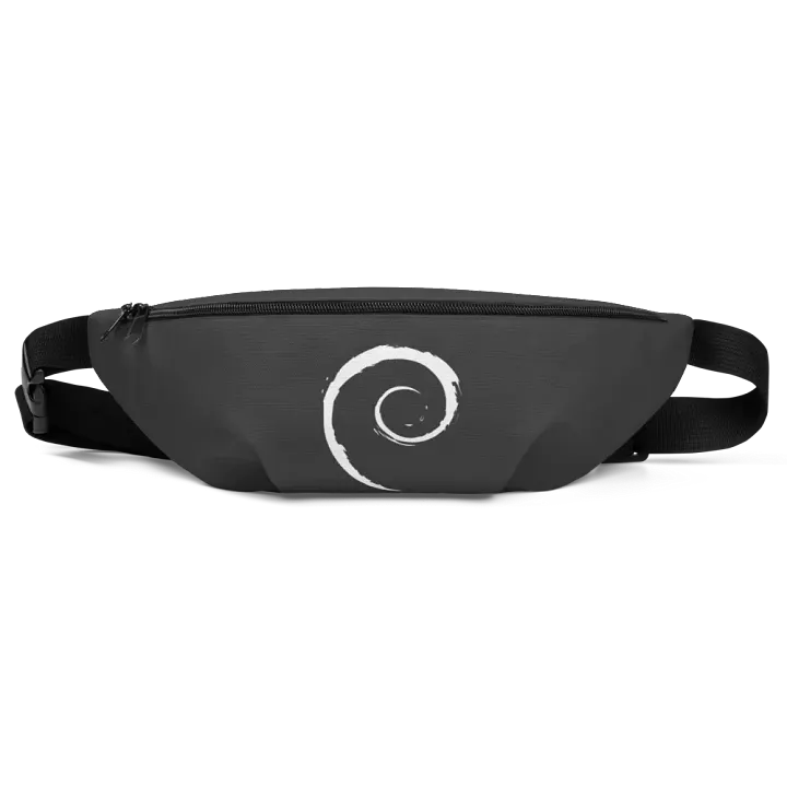 Fanny Pack with Debian Swirl (Black) product image (1)