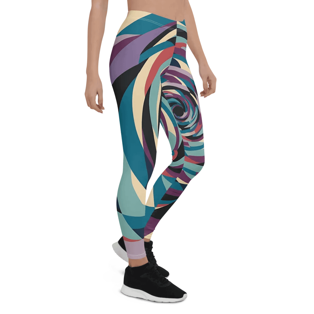 Abstract Lithographic Pattern Design leggings - V5 product image (7)