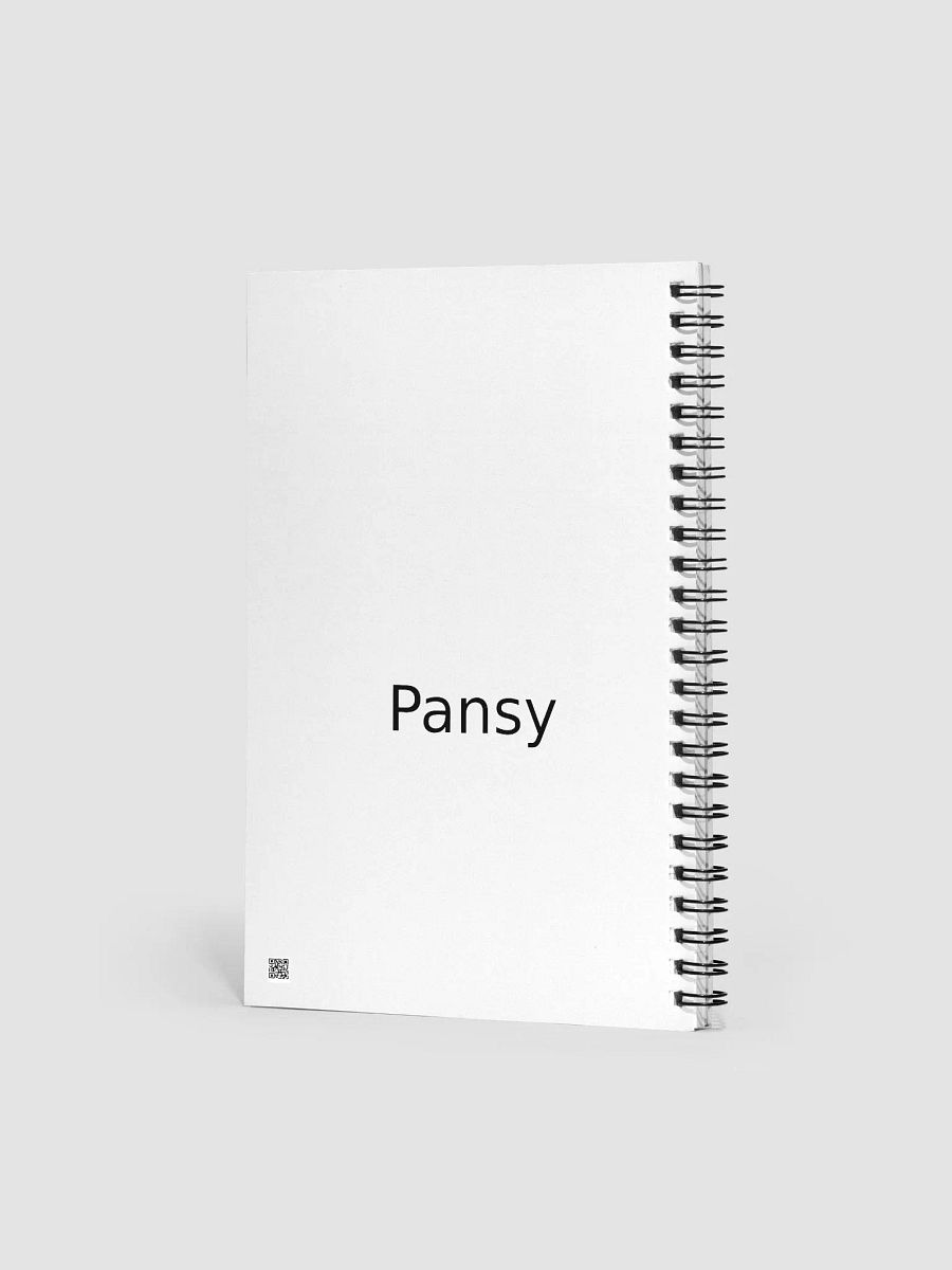 Pansy Spiral Notebook product image (2)