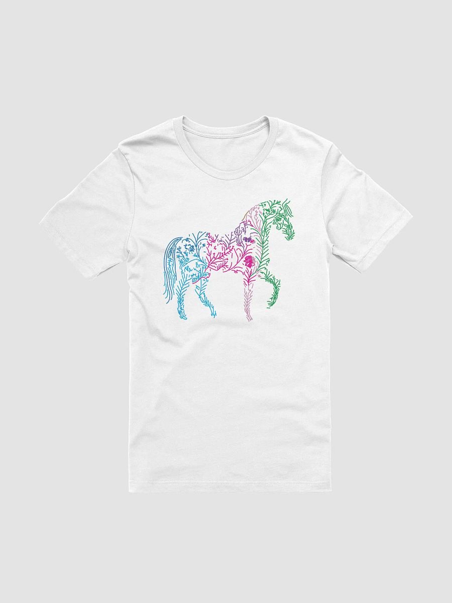 Bella Canvas Floral Elegance Horse T-Shirt product image (51)