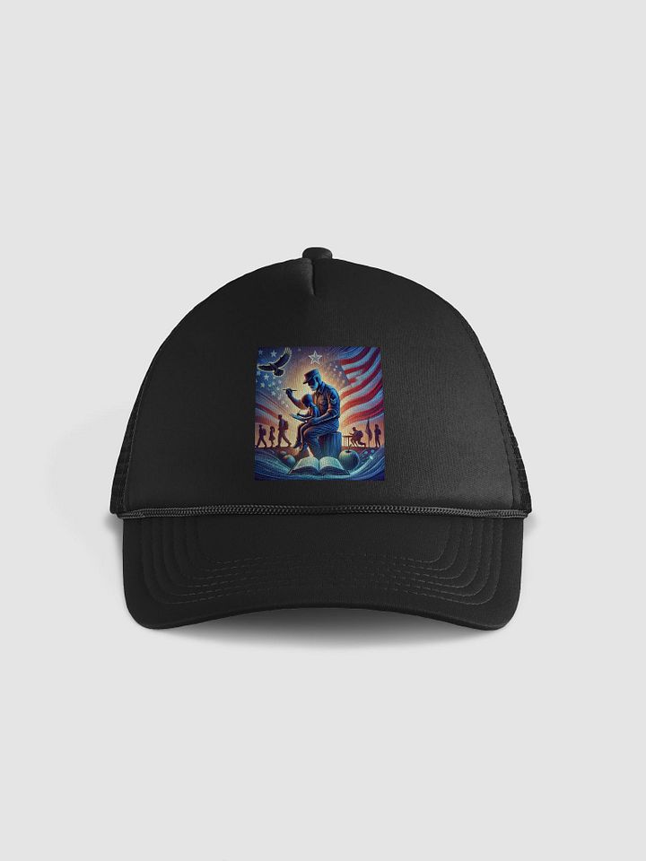 Patriotic Protector Foam Trucker Hat product image (1)
