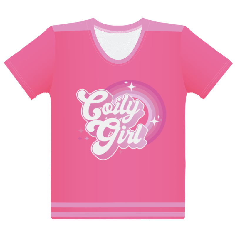 Coily Girl Pink Tie-Die Tee product image (1)