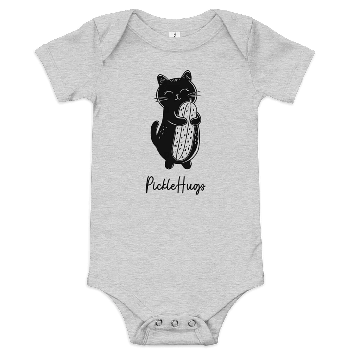 Pickle Hugs Cat Baby Vest product image (3)