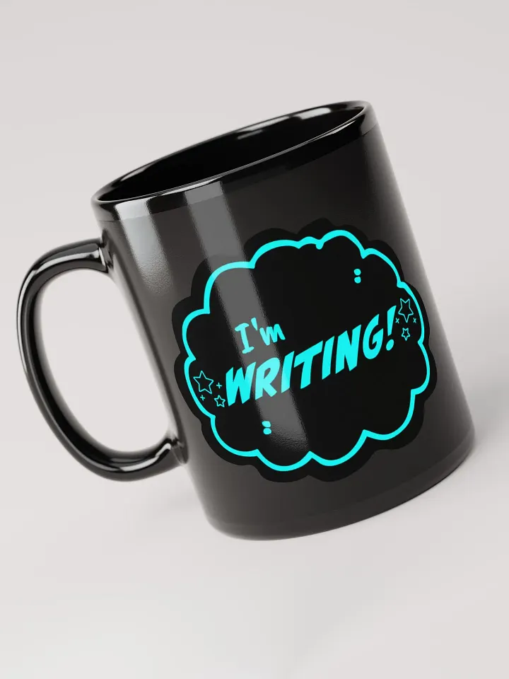 I'm WRITING Mug - Black product image (1)