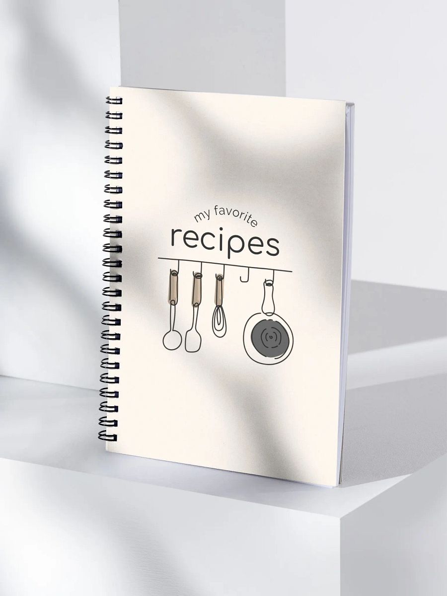 My Favorite Recipes Spiral Notebook product image (4)