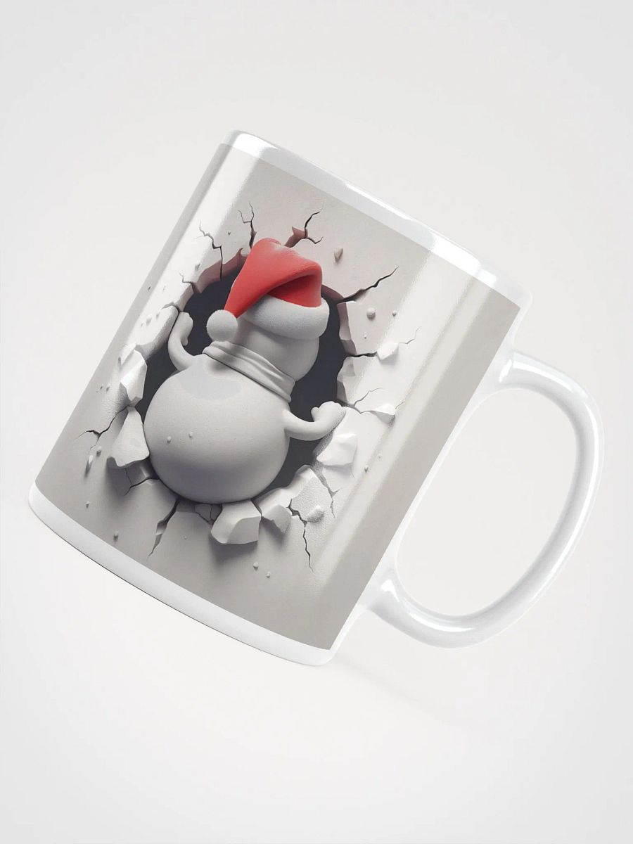 Snowman Breaking Through a Wall 11 oz Mug product image (4)
