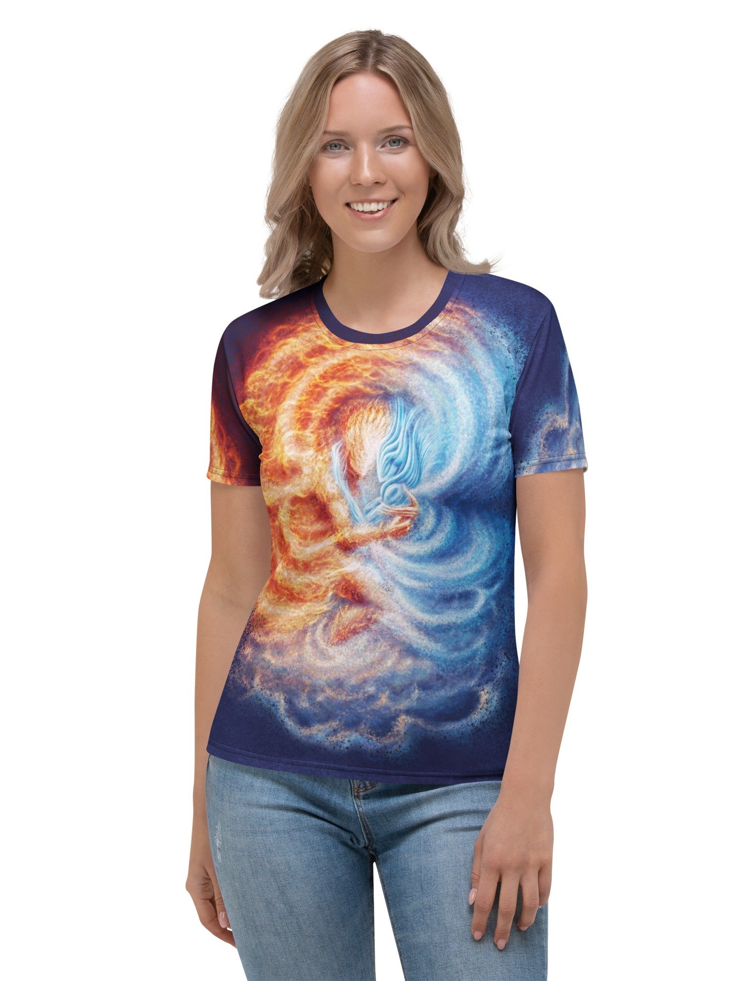 Fire and Ice All-Over Print Women's Tee product image (2)