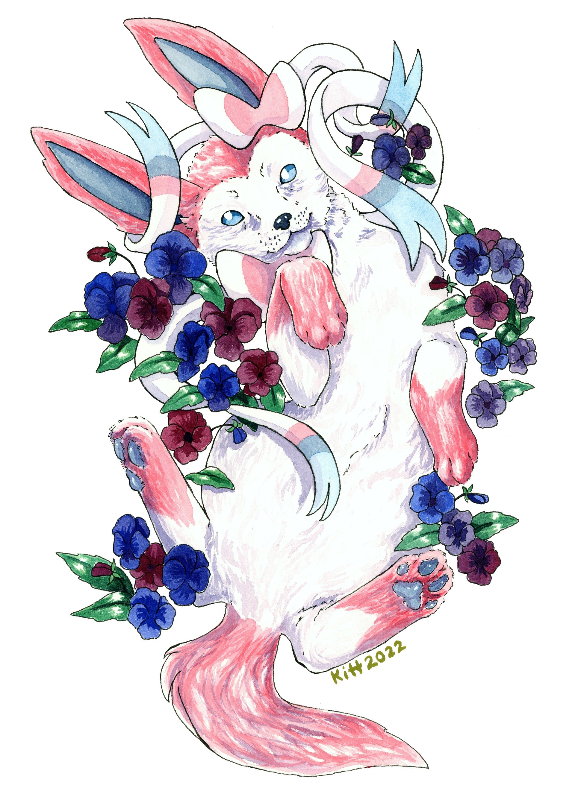 Pansy Sylveon 8.5x11 Print product image (1)