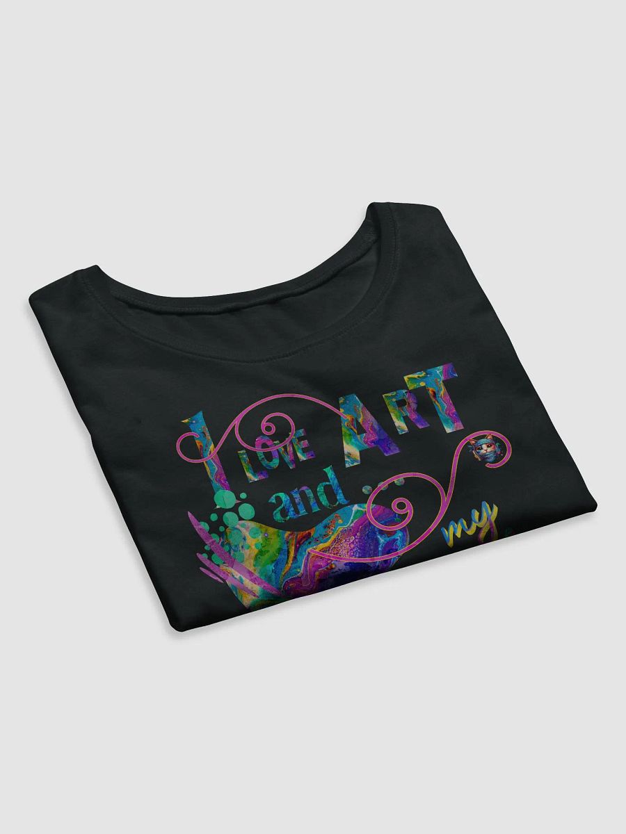 I love Art and my Purry babies crop top product image (19)