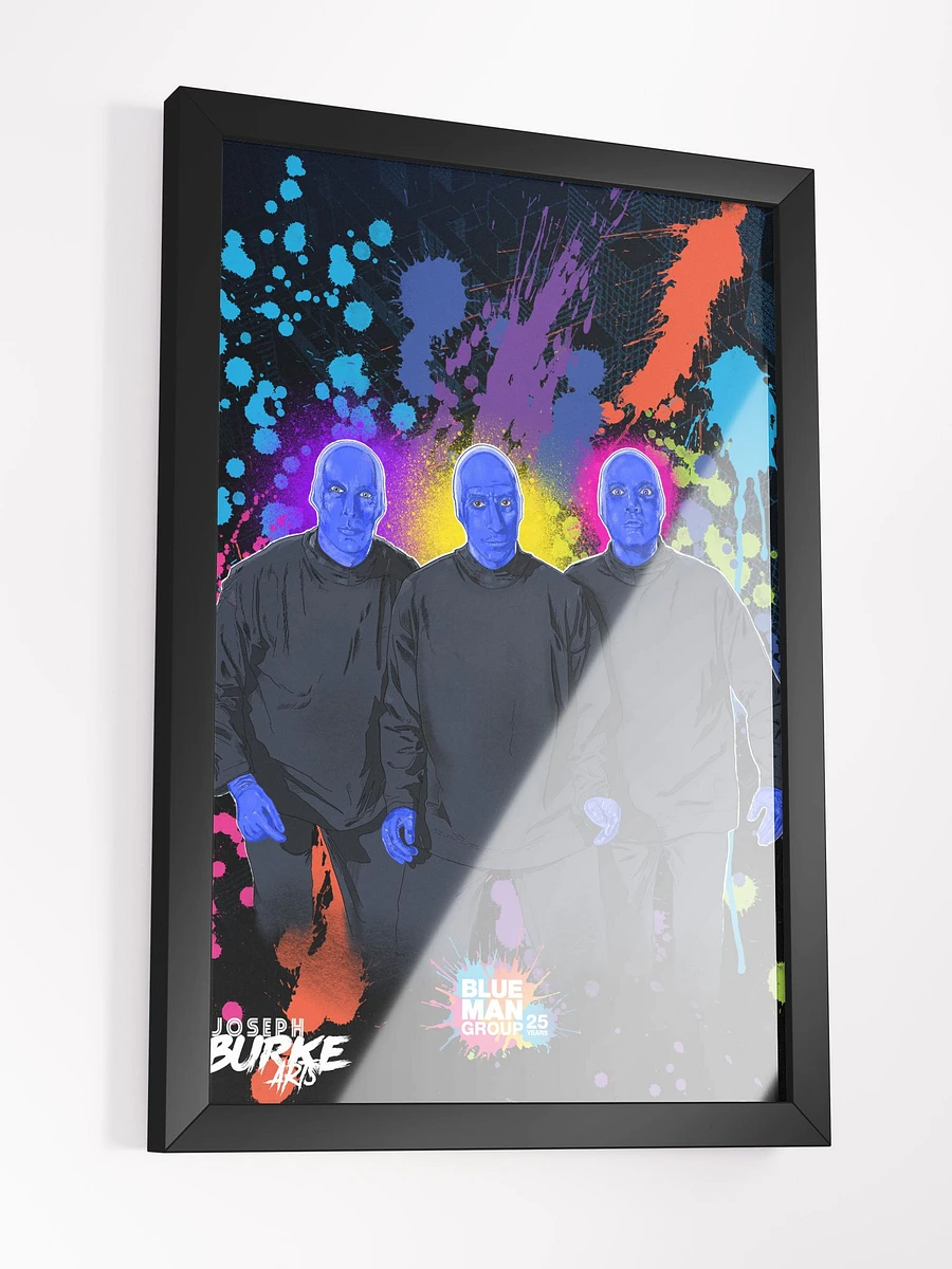 Blue Man Group's 25th Anniversary Framed 12x18 Art product image (3)