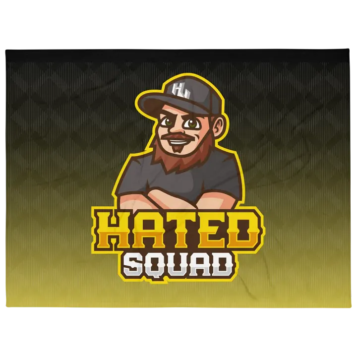 Hated Squad Throw Blanket product image (1)