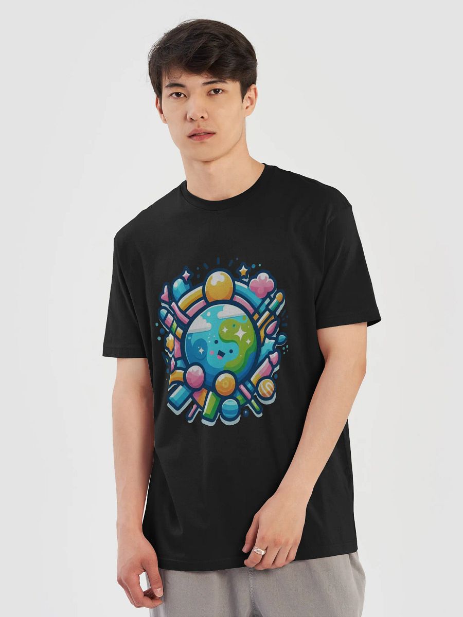 Whimsical Globe Smiles T-Shirt product image (35)
