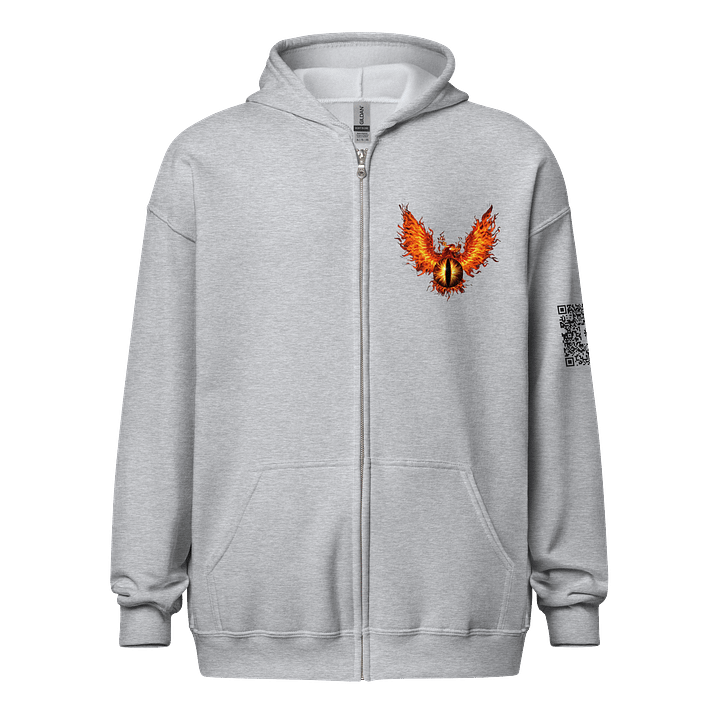 Gildan Zip-up Hoodie in Sport Grey product image (1)