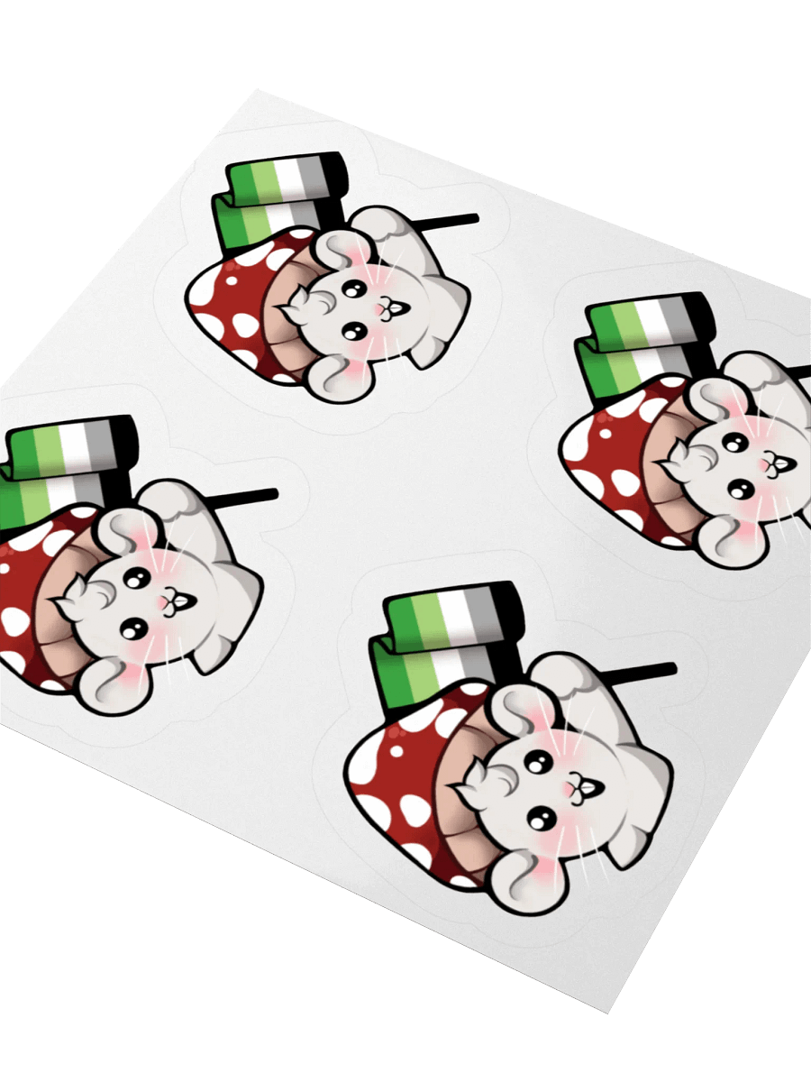 Aromantic Pride Flag Stickers product image (3)
