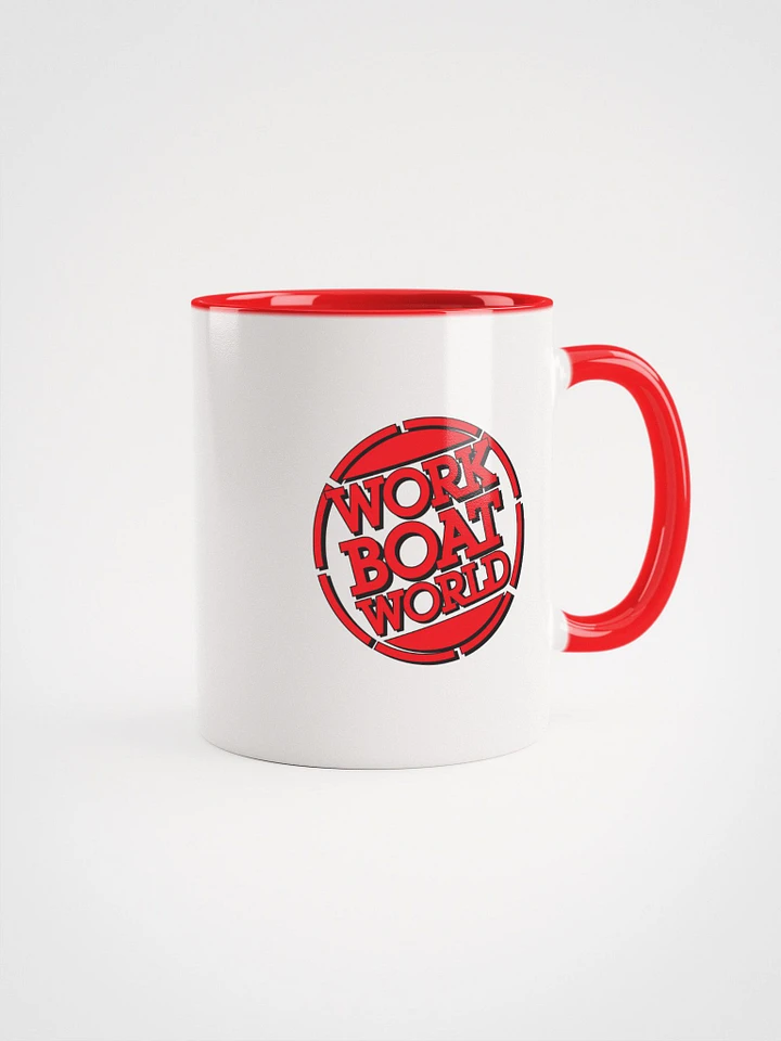 Work Boat World Logo Mug (Red) product image (2)