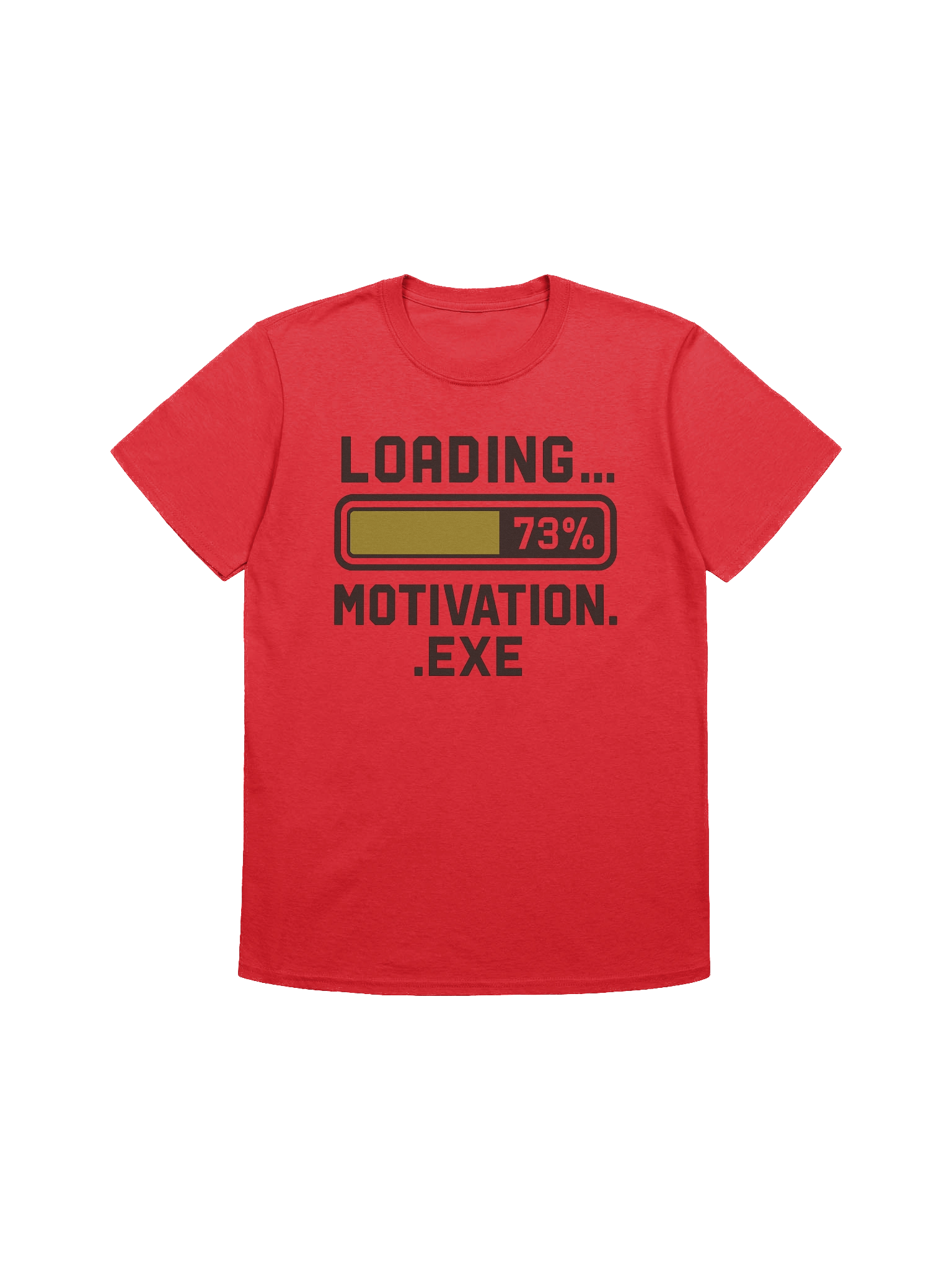 Loading… Motivation.exe – Funny Gamer & Work-Life T-Shirt product image (1)