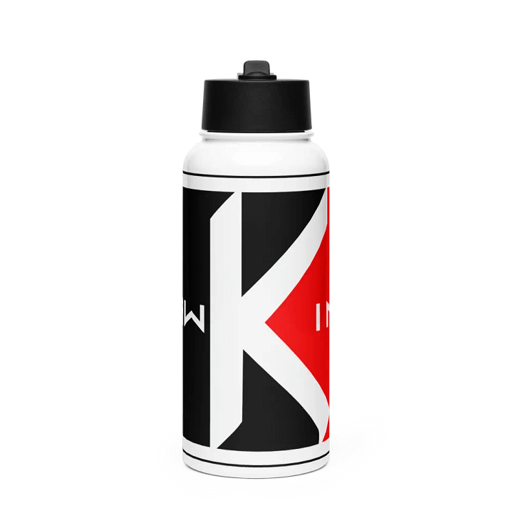 Dawkins 32oz Steel Water Bottle w/ Straw product image (1)