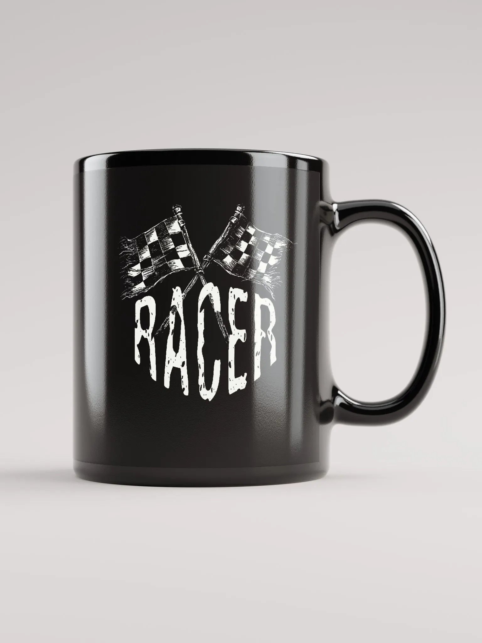 Retro Racer Black Mug product image (1)