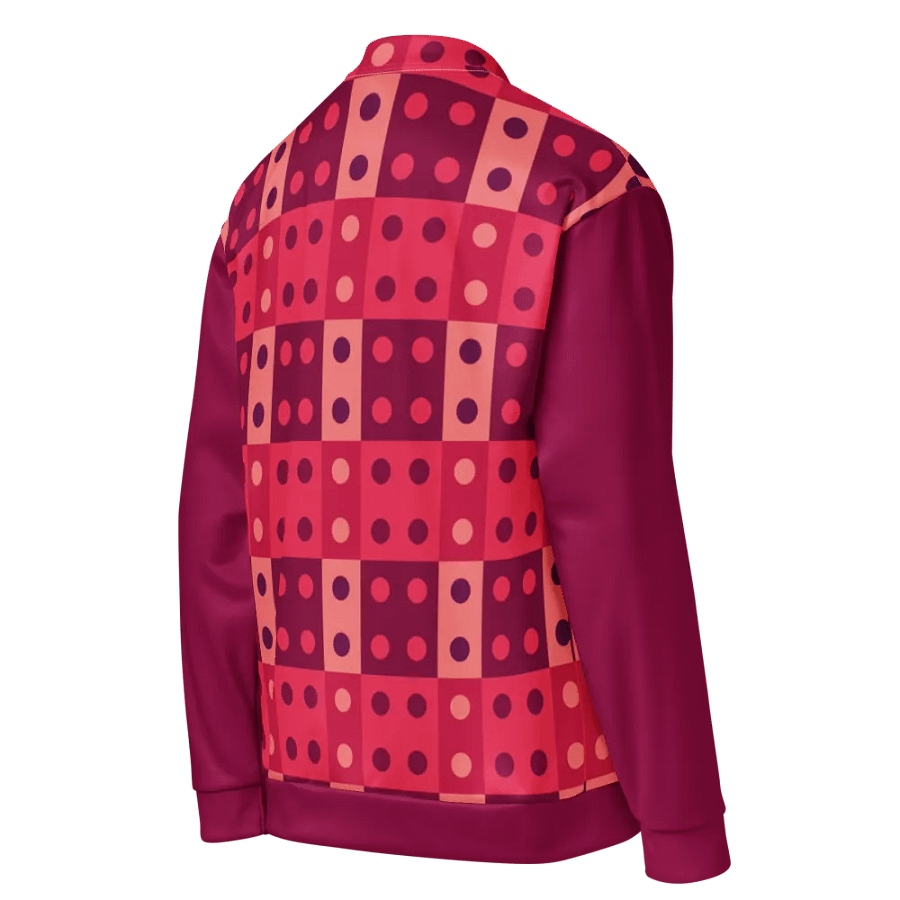 LadyBug Pattern All-Over Print Bomber Jacket product image (4)