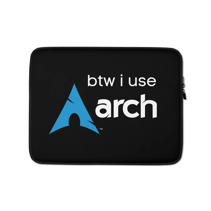 Laptop Sleeve with Arch Linux Slogan product image (4)