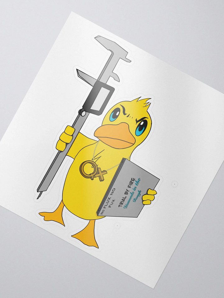 The DUQ Duck Sticker product image (2)