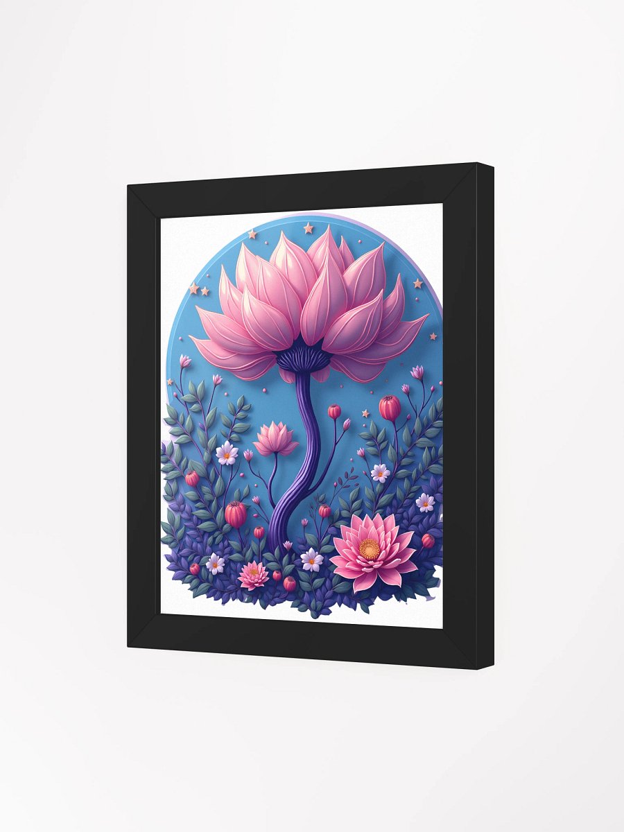 Retro Moonlit Bloom: Starry Sanctuary Poster product image (35)