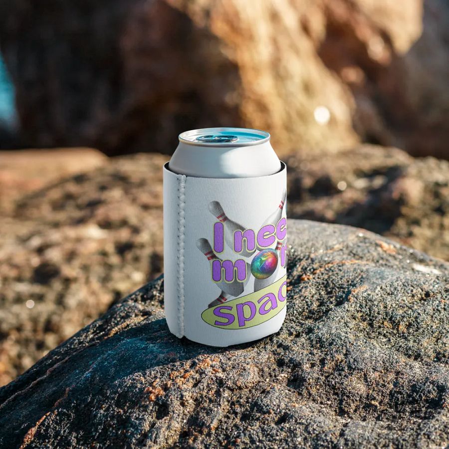 I Need More Space Bowling Cosmic Can Cooler product image (8)