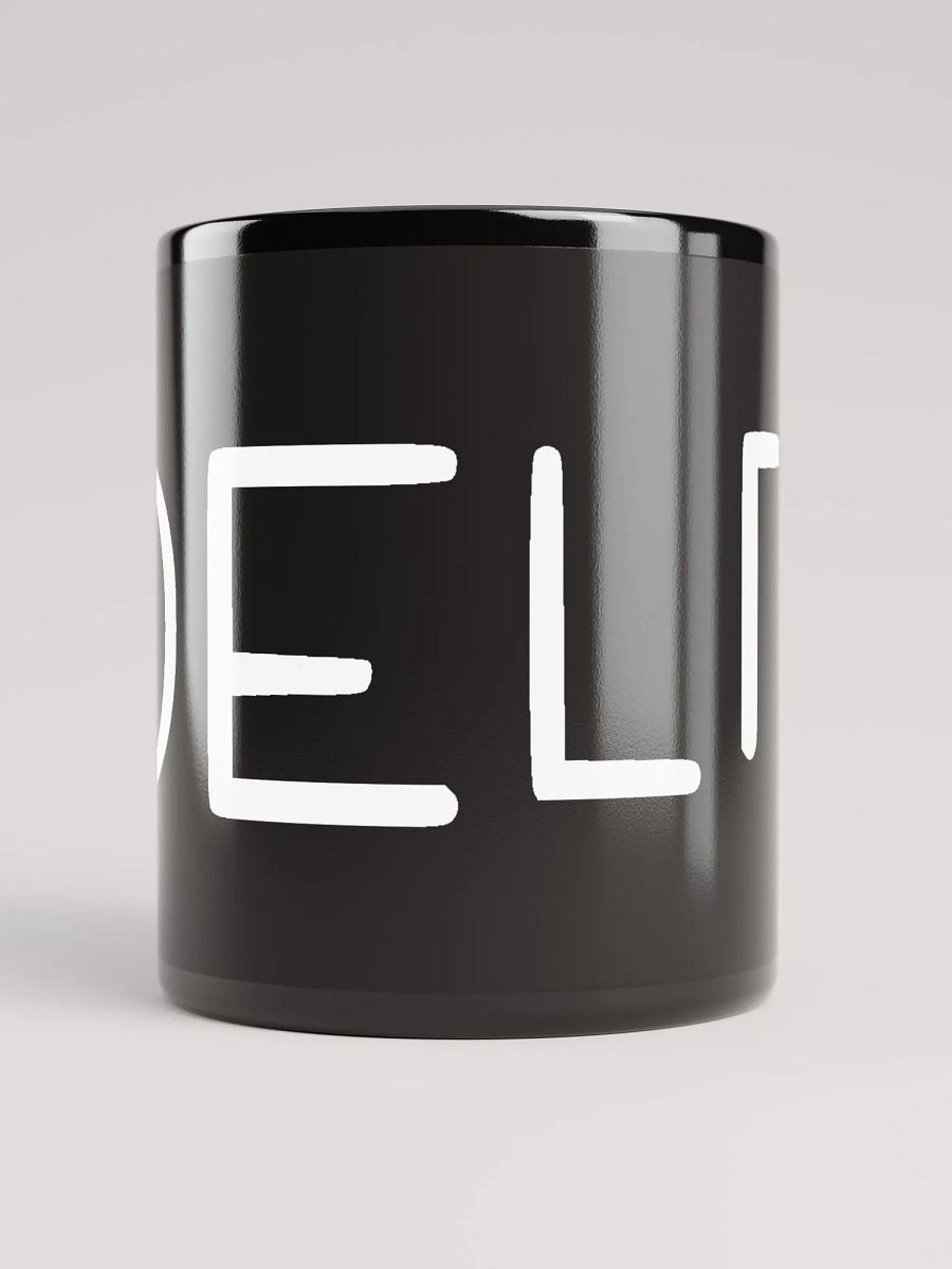 DELTA Mug Text Wht/Blk product image (3)