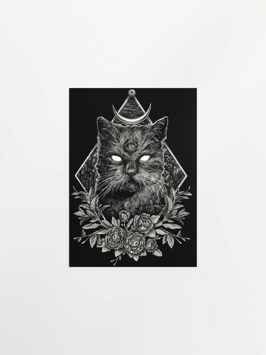 Mystical Third Eye Cat Poster product image (1)