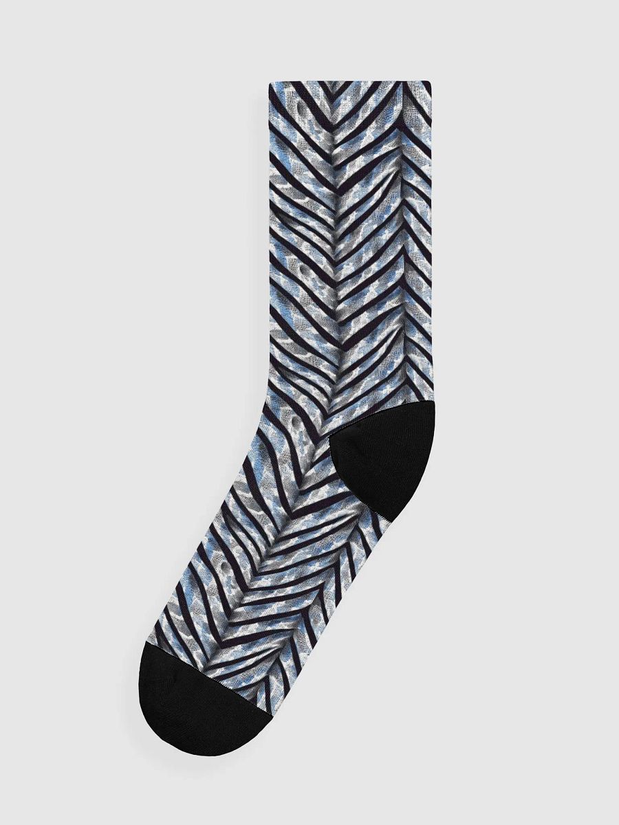 Blue Grey Snake Skin Socks product image (1)