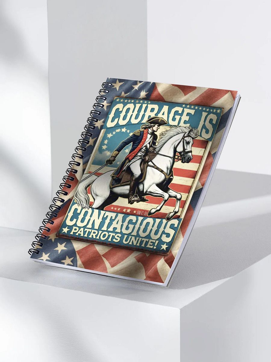 Courageous Patriots Spiral Notebook product image (3)
