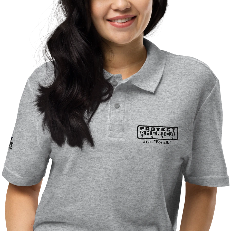 Protect America 2024 Polo shirt (black text) product image (19)