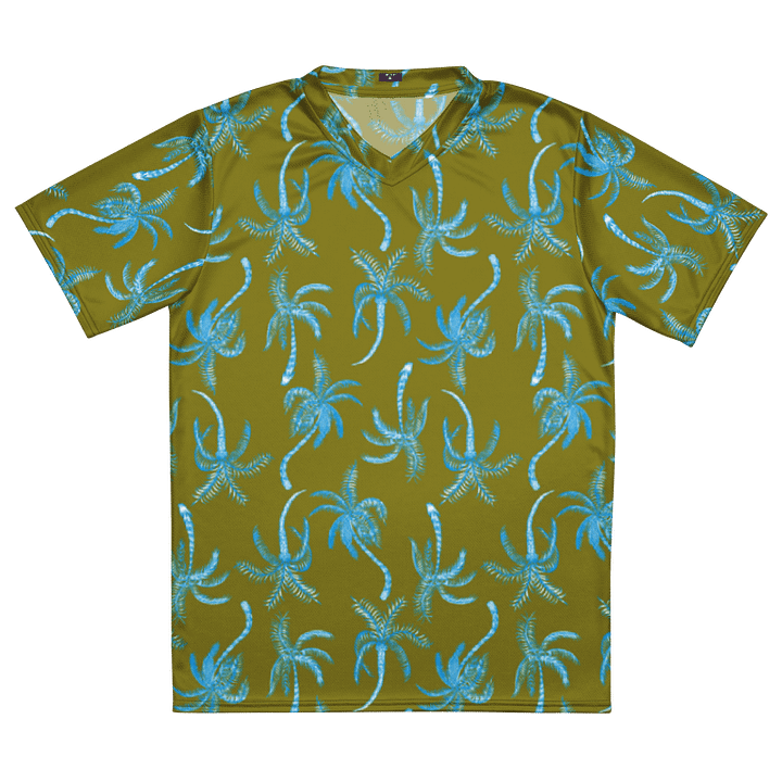 Neon Palmtree | Recycled Unisex Sports Jersey product image (2)