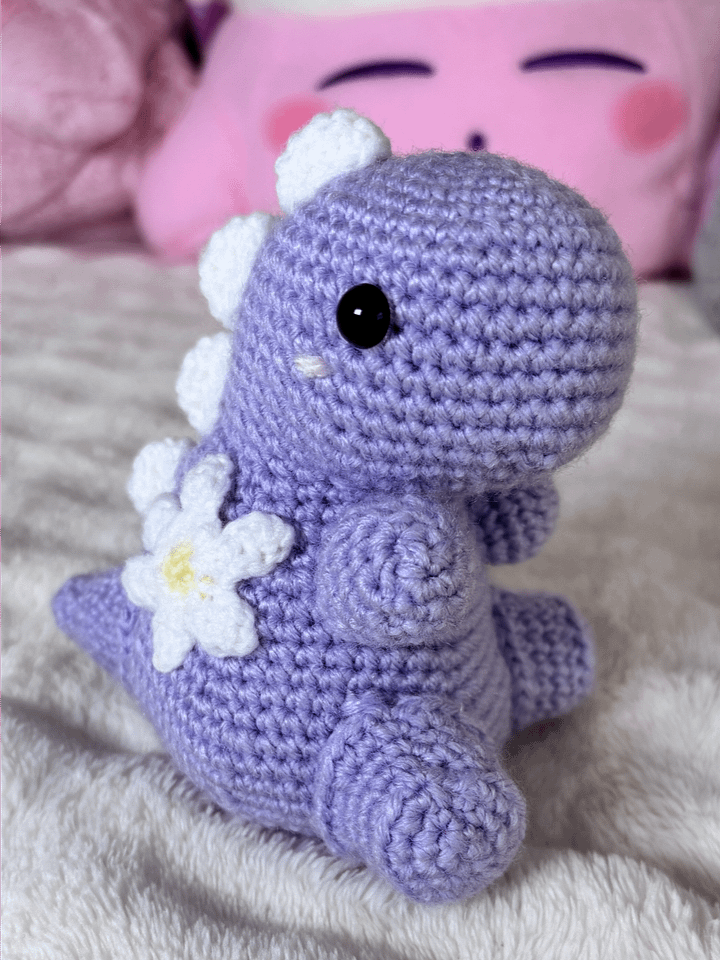 Liora 🌼- Chubby Daisy Dinosaur Plushie product image (1)