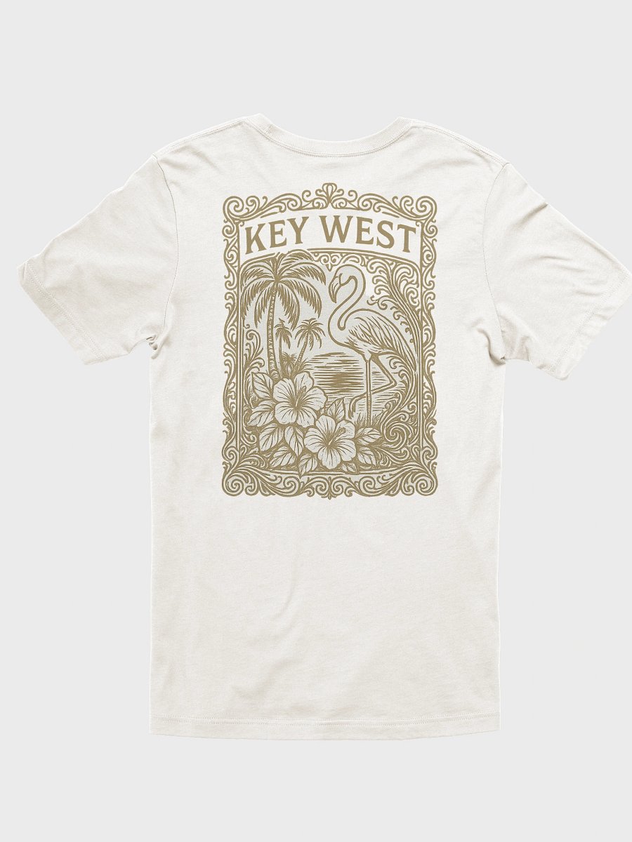 Key West Tropical T-Shirt Ultra Soft Tee with Flamingo and Hibiscus product image (3)
