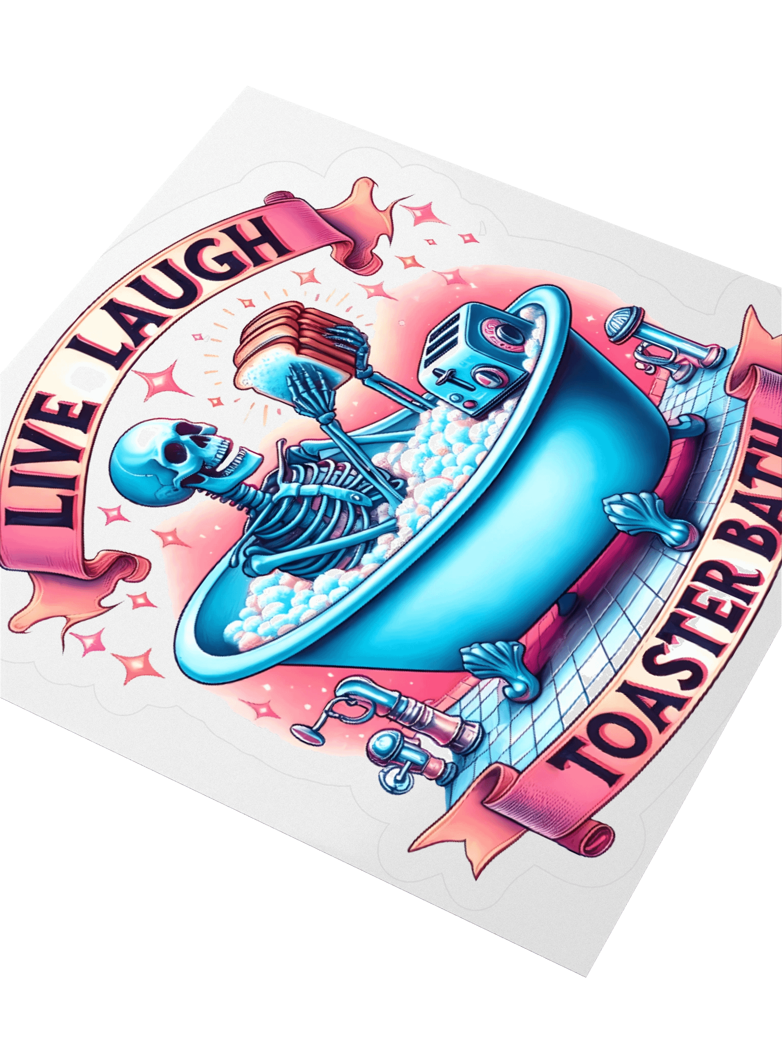Live Laugh Toaster Bath product image (8)