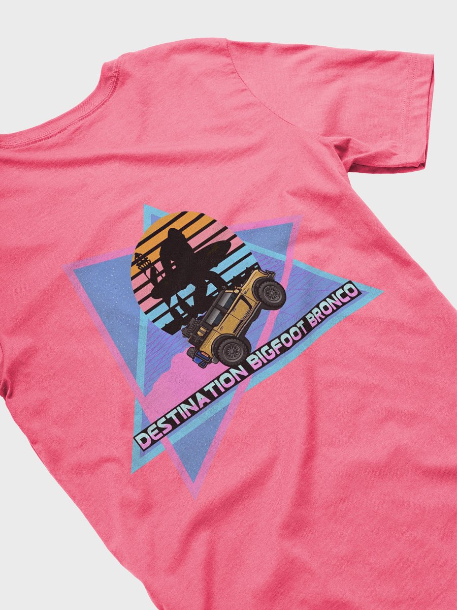 JC Edition Destination Bigfoot Bronco Retro-Inspired T-Shirt (Pink) product image (4)