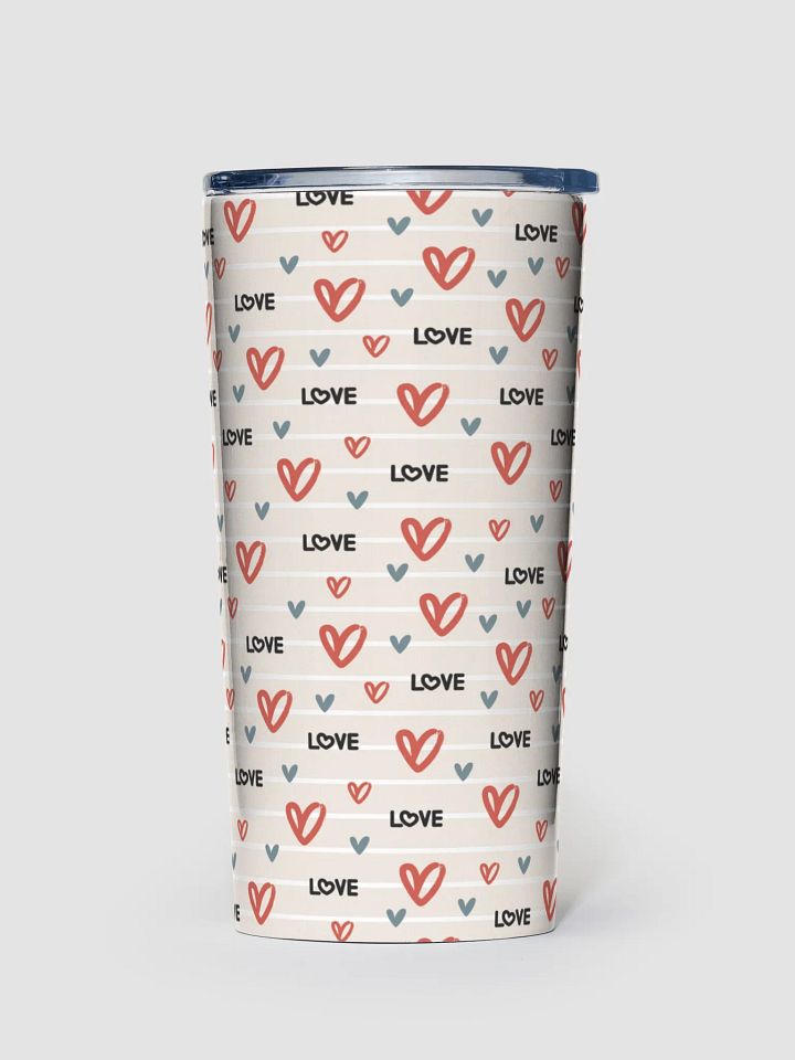 Tumbler - Love hearts product image (1)