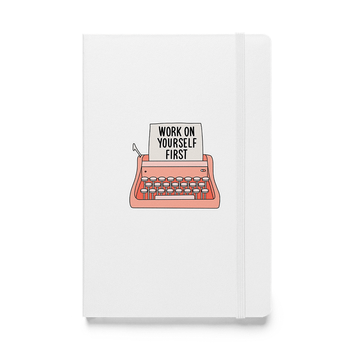 Self-Discovery Typewriter Hardcover Journal product image (1)