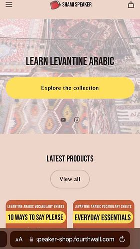By popular demand, I’m happy to announce the release of the Shami Speaker store 🛍️ where you can find vocabulary sheets corre...