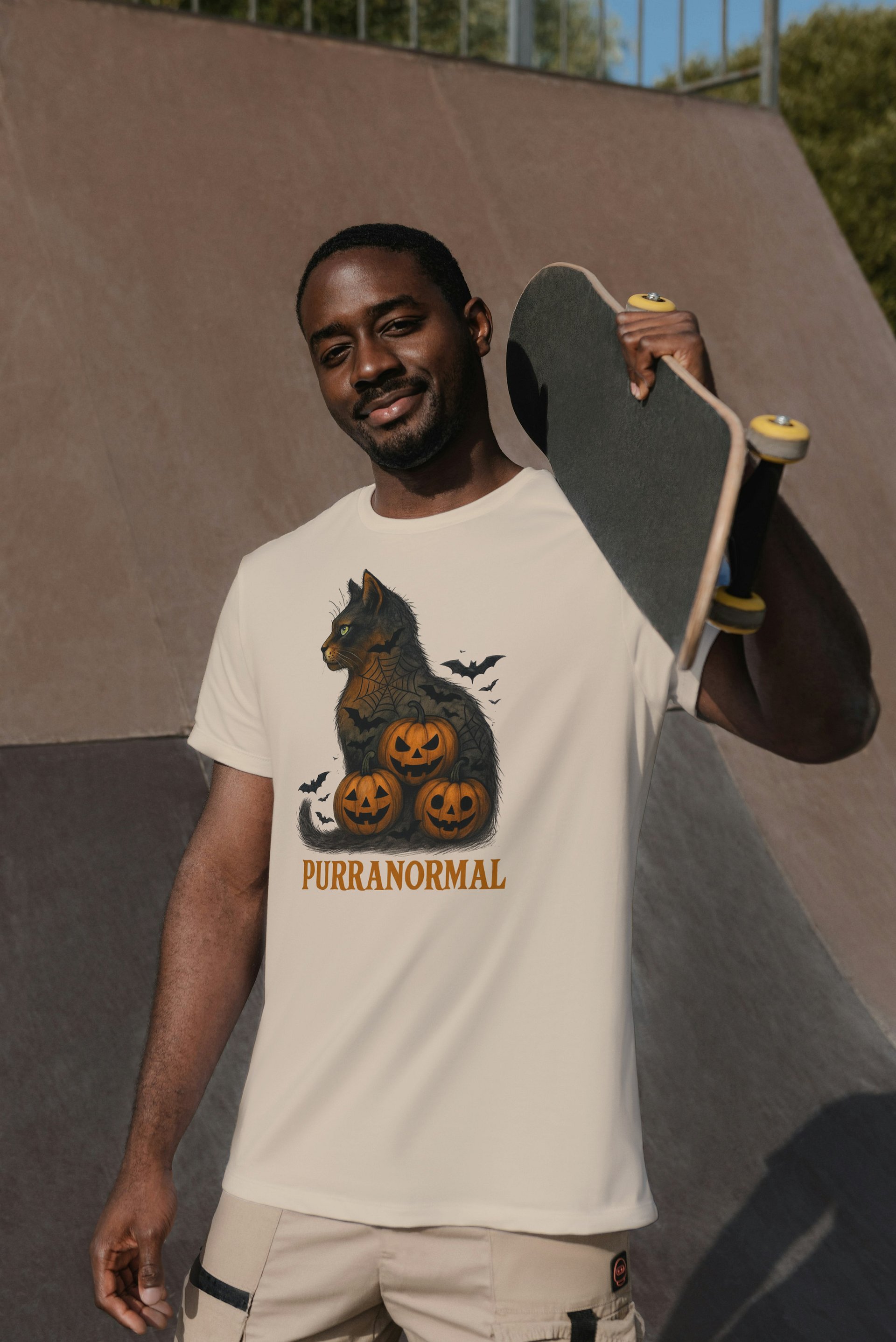 Funny Cat Halloween T-Shirt | Purranormal product image (179)
