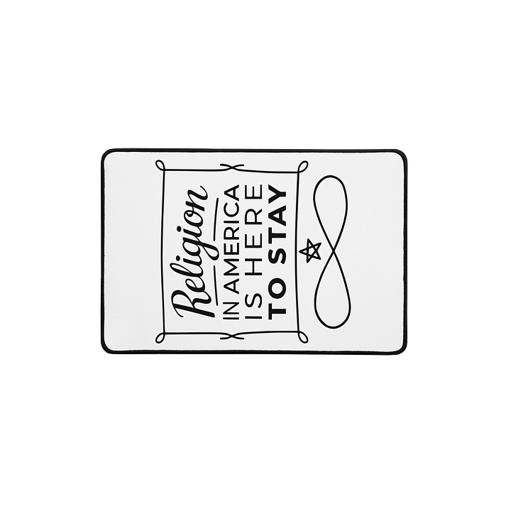 "Religion in America Is Here to Stay" – Faith & Freedom Desk Mat product image (1)
