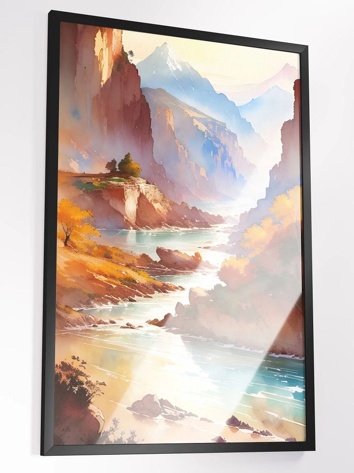 Autumn Serenity in the Canyons Framed Poster product image (2)