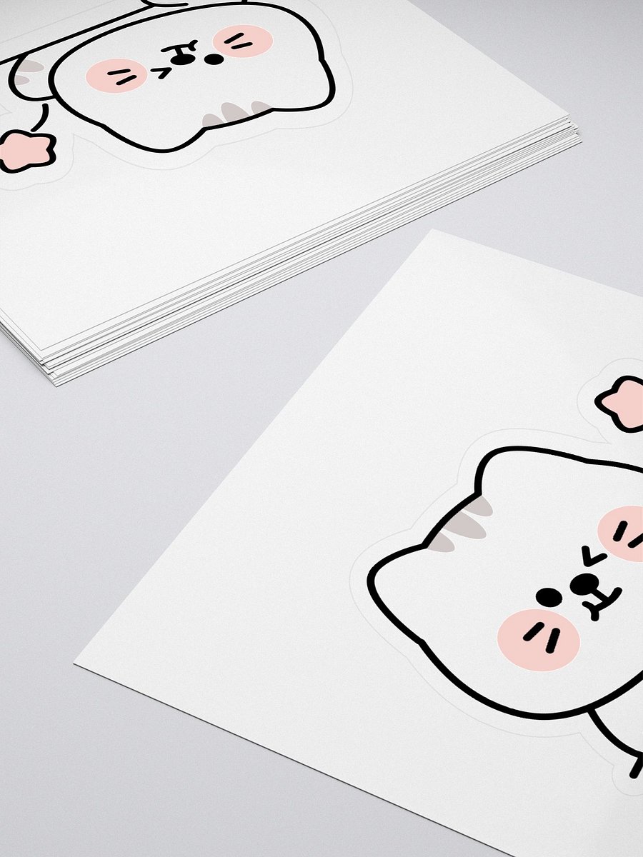 Cat-Faced Kiss Cut Stickers product image (4)