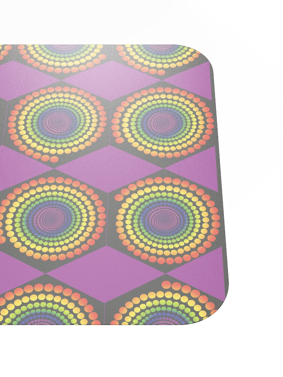 Vivid Spirals Mouse Pad product image (2)