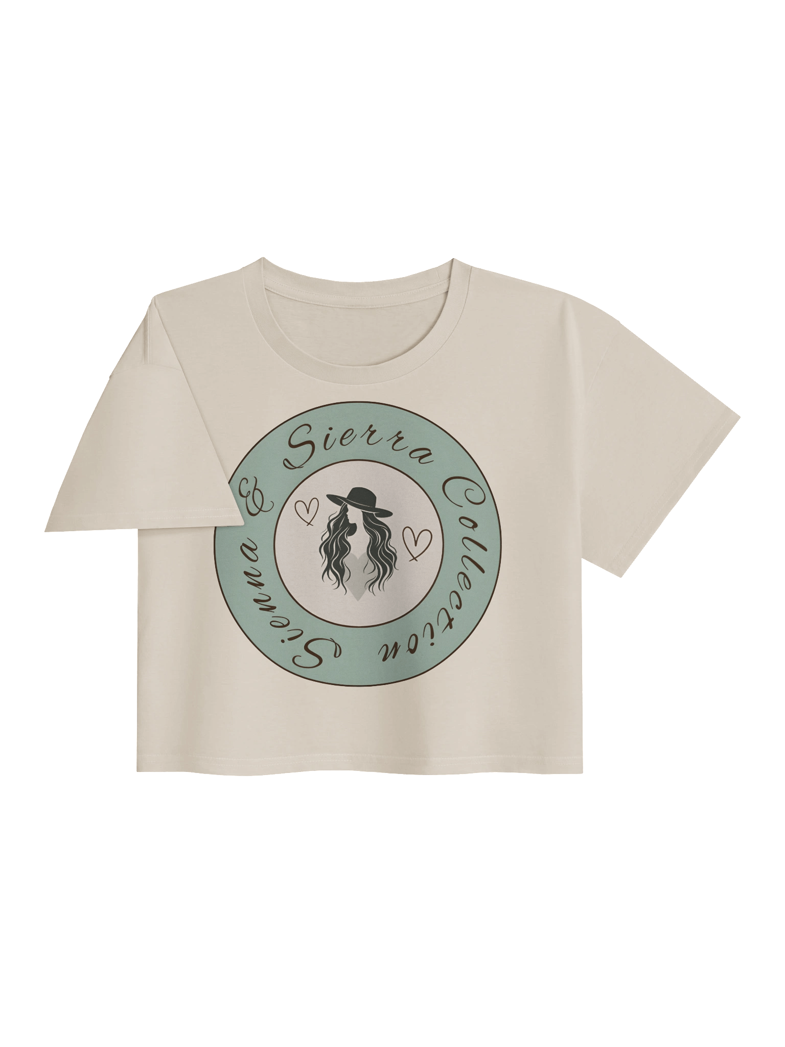 Sienna & Sierra Collection Crop Top – Branded (Sage Green) Wanderlust Vibe product image (3)