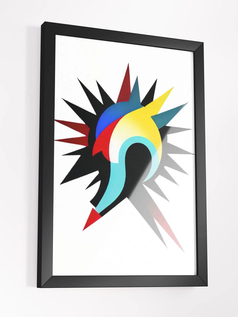 Cyber Punk Energetic Abstract Art Print product image (6)